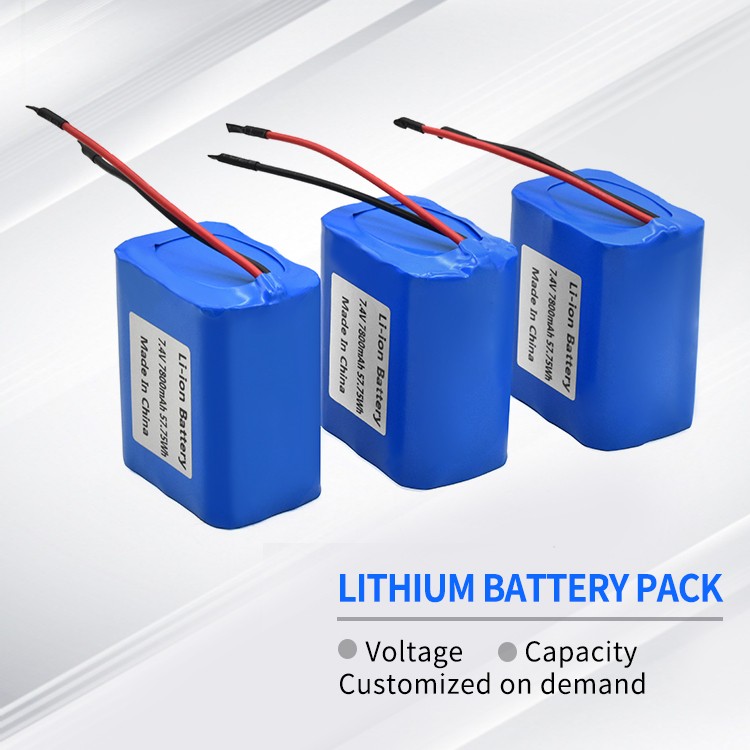 Customized Wholesale 3.7v 7.4v 12v 14.8v 2000mah 6000mah 12000mah 18650 26650 21700 Lithium Battery Pack