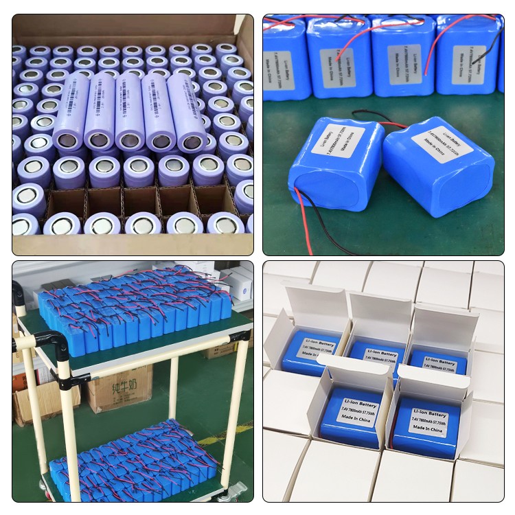 Customized Wholesale 3.7v 7.4v 12v 14.8v 2000mah 6000mah 12000mah 18650 26650 21700 Lithium Battery Pack