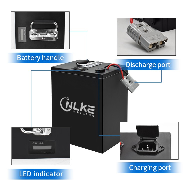 Ebike 60v 72v 96v 30ah 50ah 80ah 100ah 120ah 150ah 48v Lithium Ion Battery For Electric Car Vehicles Golf Batteries