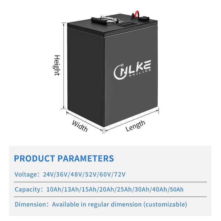 Ebike 60v 72v 96v 30ah 50ah 80ah 100ah 120ah 150ah 48v Lithium Ion Battery For Electric Car Vehicles Golf Batteries