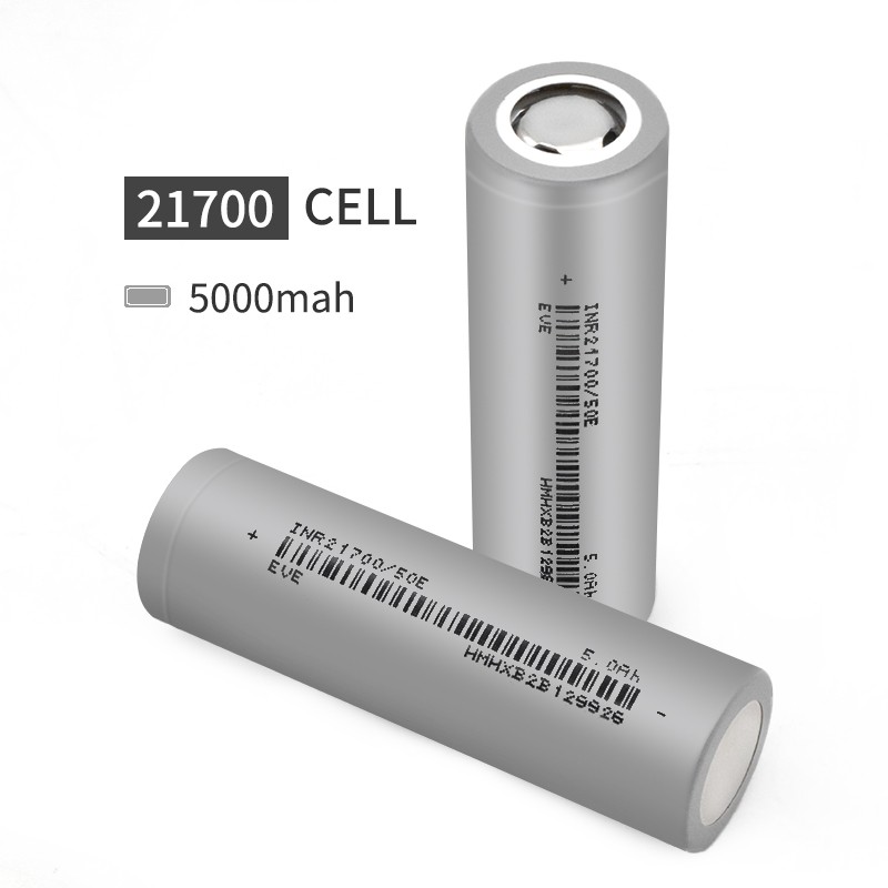 EVE lithium 18650 21700 battery rechargeable battery cell 2500mah-5000mah