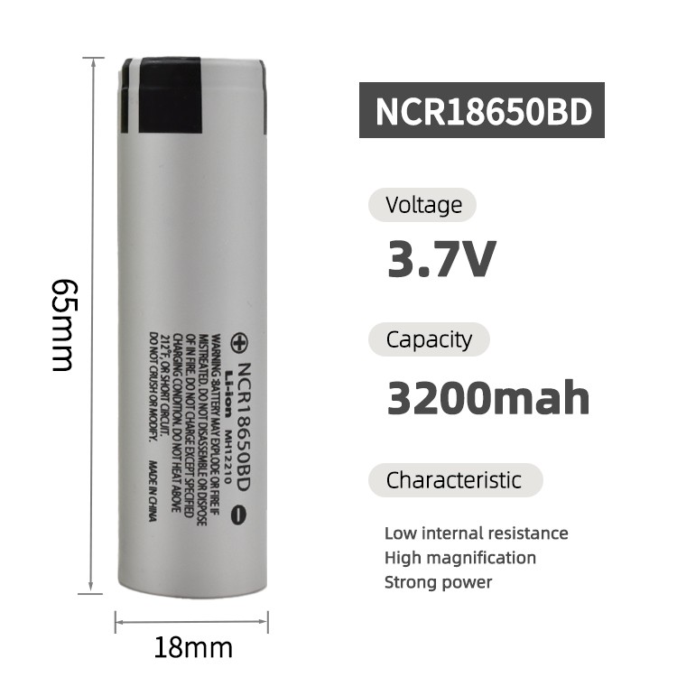 Panasonic 18650 Lithium Battery Li Ion Batteries Cell