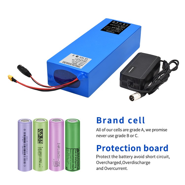 Customize Rechargeable Lithium Ion Batteries 36V 48V 60V 72V 20Ah 30Ah 45Ah 50Ah 60Ah For Ebike Battery