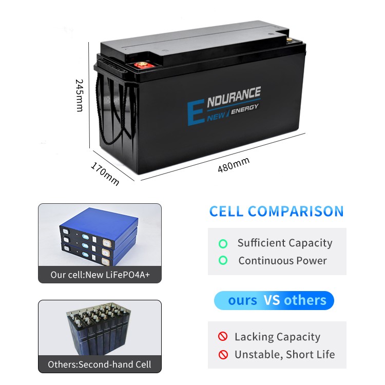 Lifepo4 Lithium Ion Battery 12V 100ah 200ah 300ah